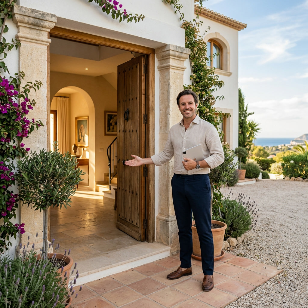 Villa entrance